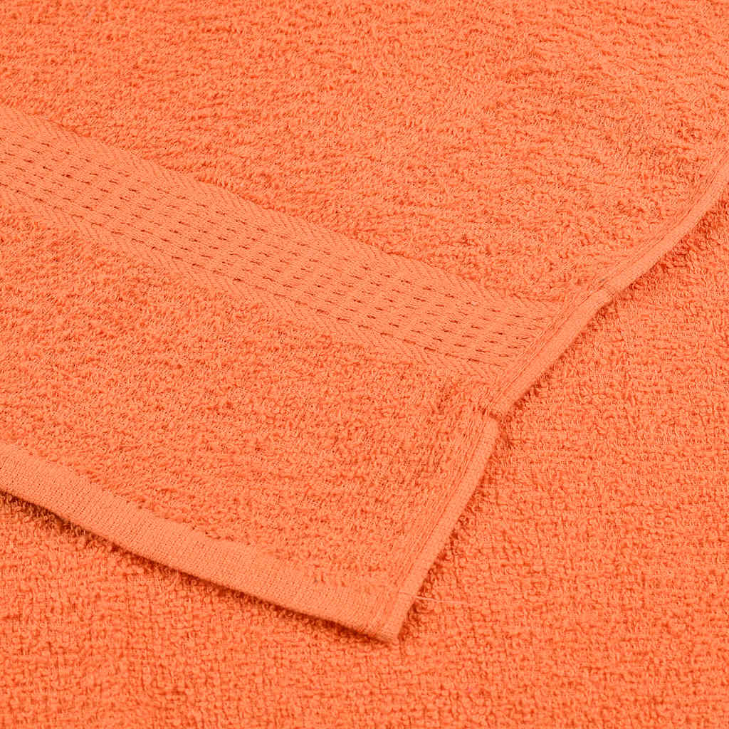 Guest Towels 2 pcs Orange 30x50 cm 360 gsm 100% Cotton