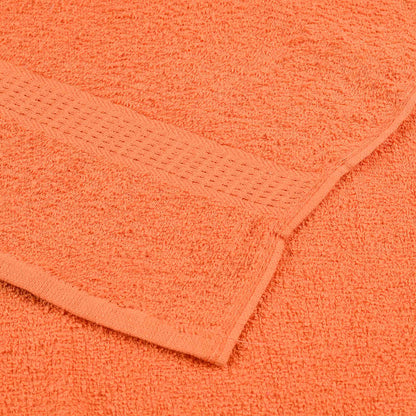 Hand Towels 10 pcs Orange 50x100 cm 360 gsm 100% Cotton