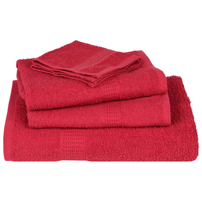 Soap Towels 2 pcs Red 30x30 cm 360 gsm 100% Cotton