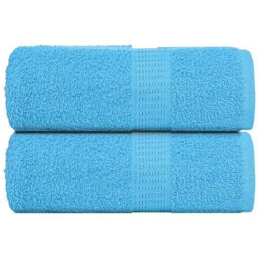 Soap Towels 2 pcs Turquoise 30x30 cm 360 gsm 100% Cotton