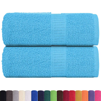 Soap Towels 2 pcs Turquoise 30x30 cm 360 gsm 100% Cotton