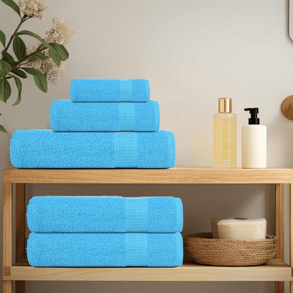 Soap Towels 2 pcs Turquoise 30x30 cm 360 gsm 100% Cotton