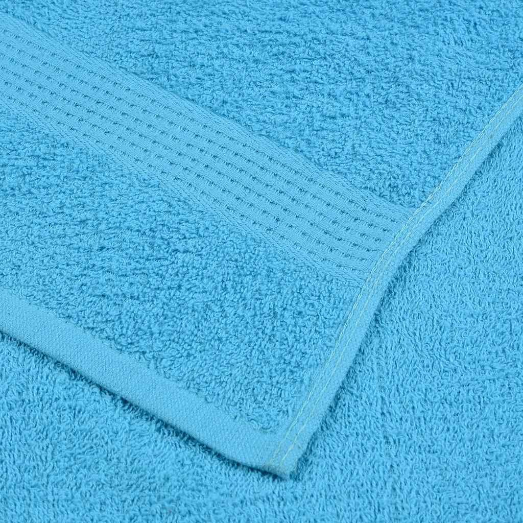 Soap Towels 4 pcs Turquoise 30x30 cm 360 gsm 100% Cotton