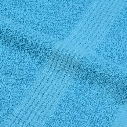 Hand Towels 2 pcs Turquoise 50x100 cm 360 gsm 100% Cotton