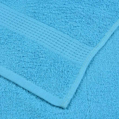 Hand Towels 4 pcs Turquoise 50x100 cm 360 gsm 100% Cotton