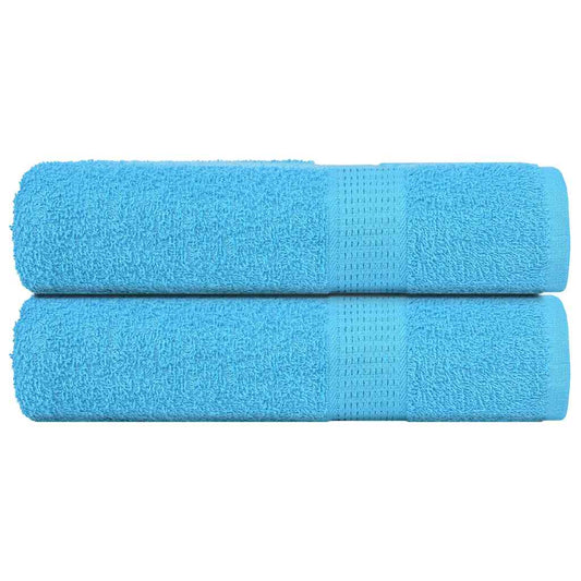 Shower Towels 2 pcs Turquoise 70x140 cm 360 gsm 100% Cotton