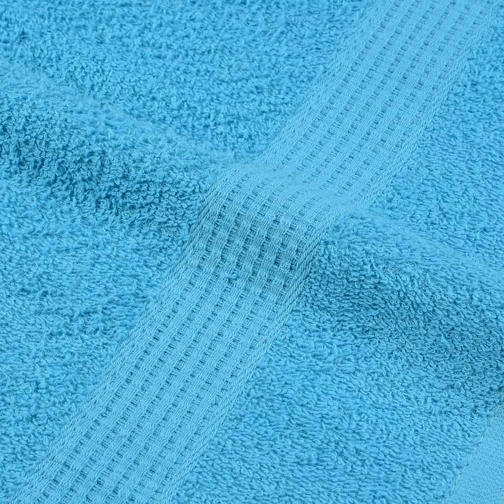 Shower Towels 2 pcs Turquoise 70x140 cm 360 gsm 100% Cotton