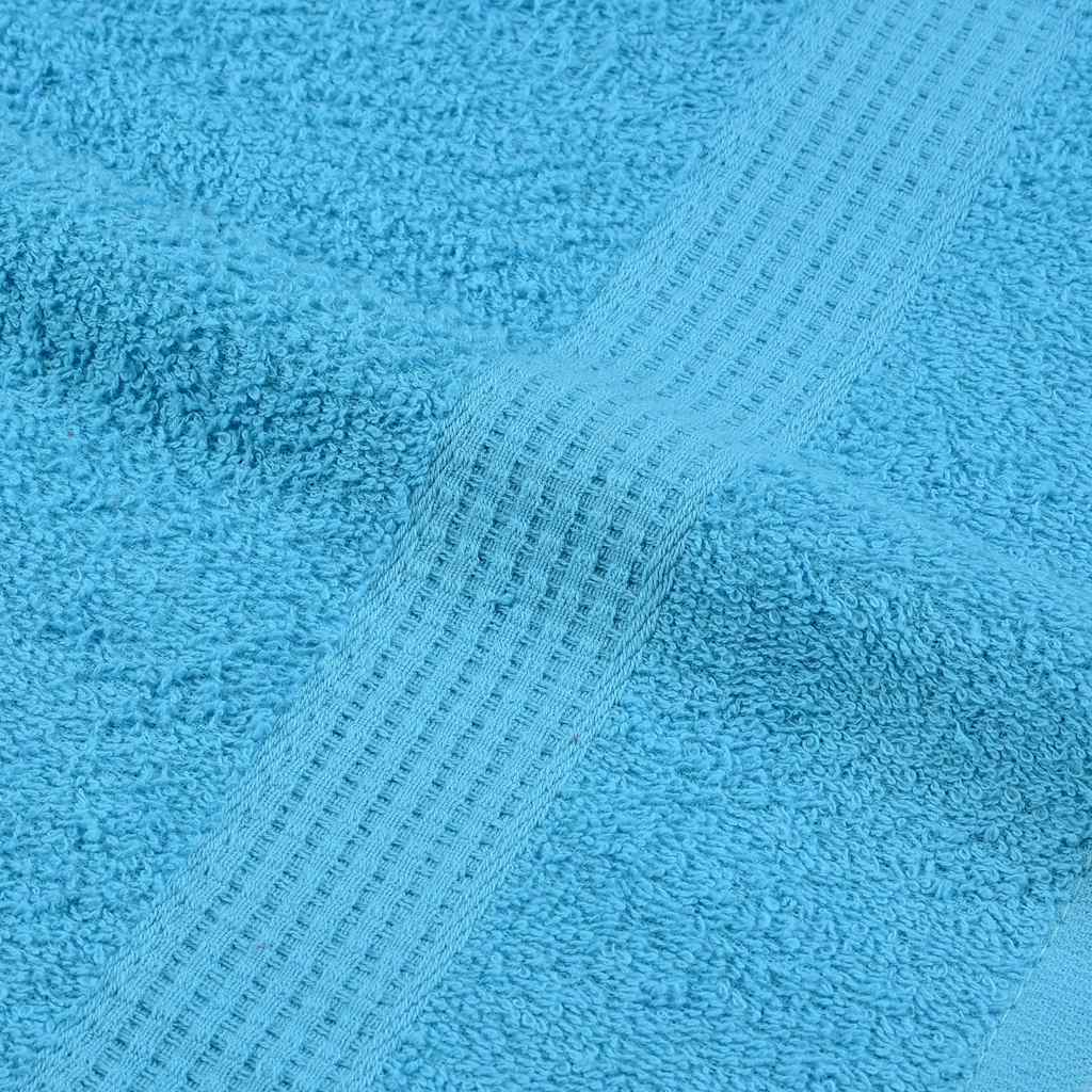 Shower Towels 10 pcs Turquoise 70x140 cm 360 gsm 100% Cotton