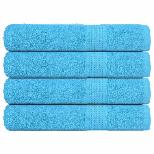 Sauna Towels 4 pcs Turquoise 80x200 cm 360 gsm 100% Cotton