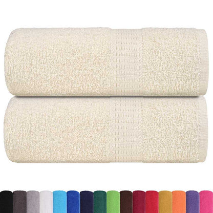 Soap Towels 2 pcs Cream 30x30 cm 360 gsm 100% Cotton