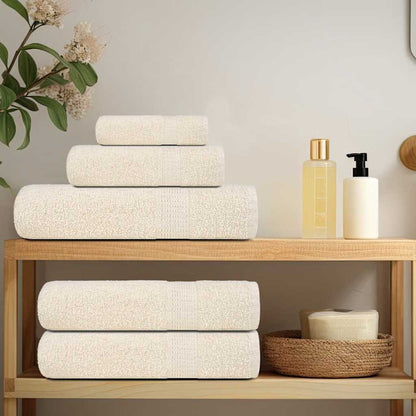 Soap Towels 2 pcs Cream 30x30 cm 360 gsm 100% Cotton