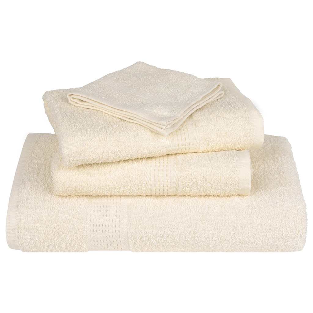 Soap Towels 2 pcs Cream 30x30 cm 360 gsm 100% Cotton