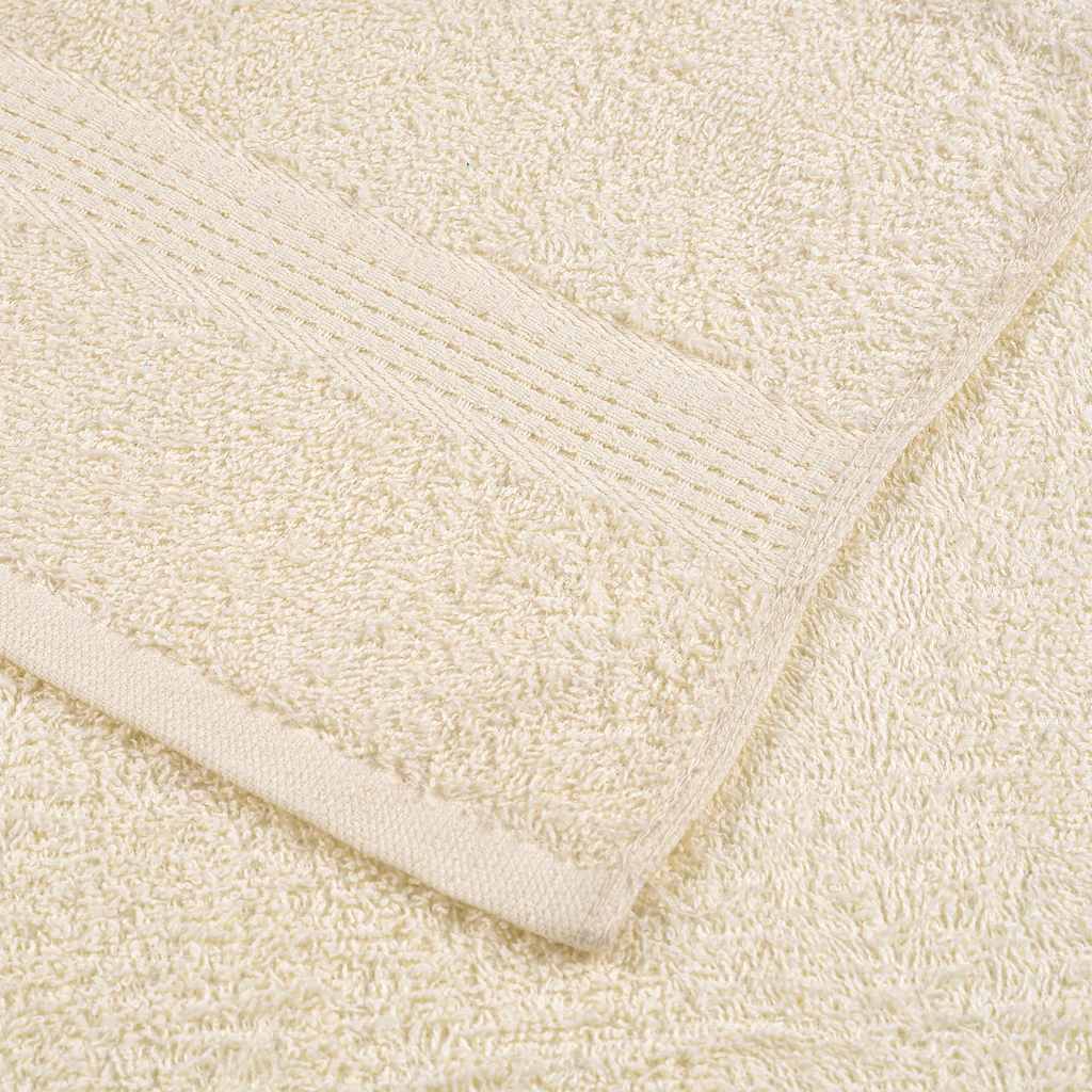 Soap Towels 4 pcs Cream 30x30 cm 360 gsm 100% Cotton