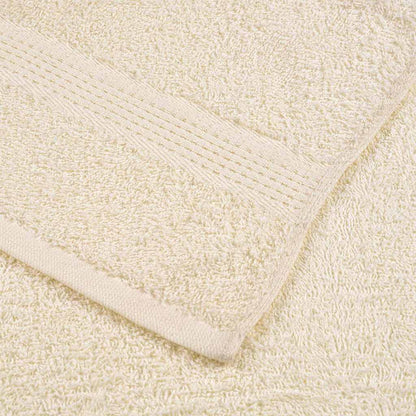 Guest Towels 4 pcs Cream 30x50 cm 360 gsm 100% Cotton