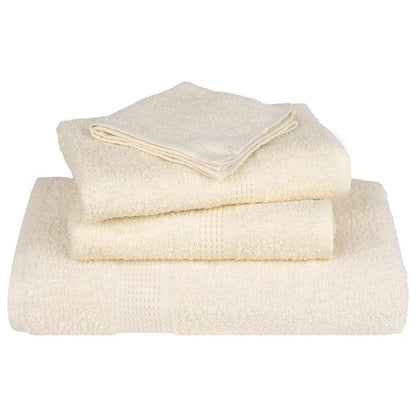 Sauna Towels 10 pcs Cream 80x200 cm 360 gsm 100% Cotton