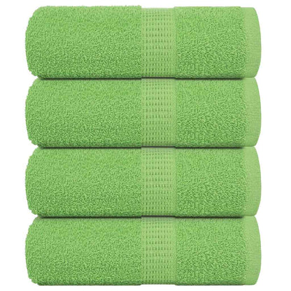 Soap Towels 4 pcs Apple Green 30x30 cm 360 gsm 100% Cotton