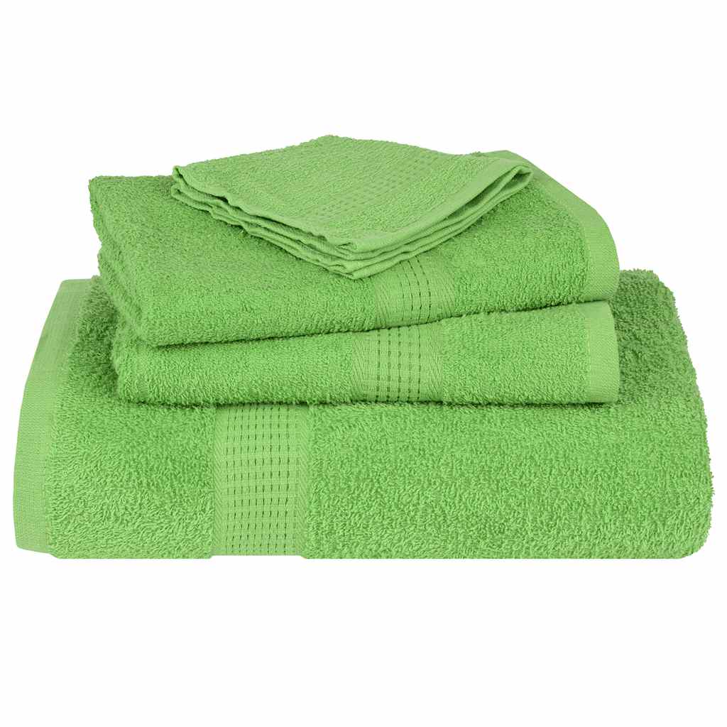 Guest Towels 2 pcs Apple Green 30x50 cm 360 gsm 100% Cotton