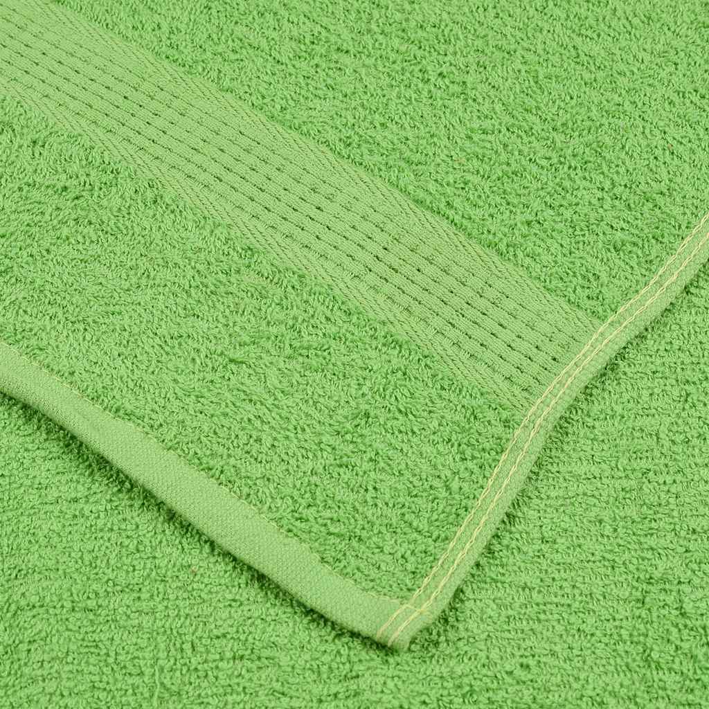 Towels 2 pcs Apple Green 100x200 cm 360 gsm 100% Cotton