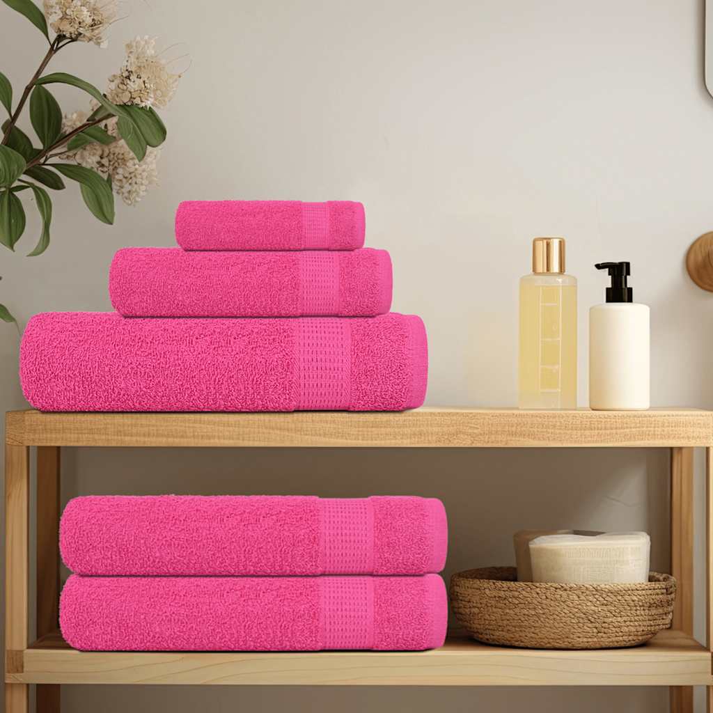 Soap Towels 2 pcs Pink 30x30 cm 360 gsm 100% Cotton