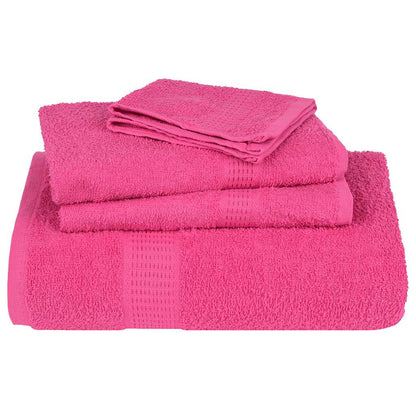 Guest Towels 4 pcs Pink 30x50 cm 360 gsm 100% Cotton