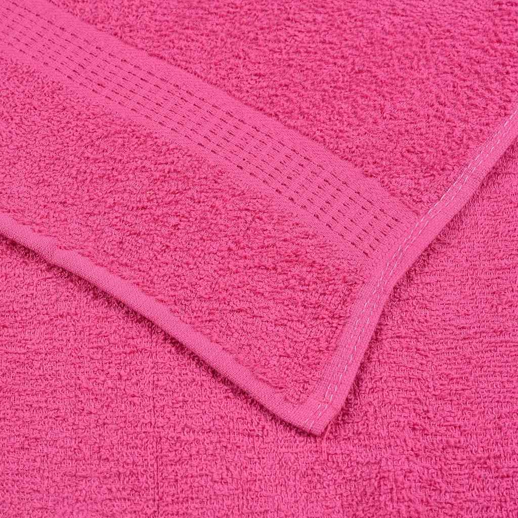 Guest Towels 4 pcs Pink 30x50 cm 360 gsm 100% Cotton