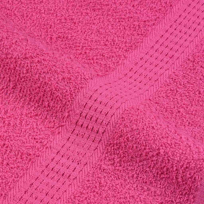 Hand Towels 2 pcs Pink 50x100 cm 360 gsm 100% Cotton