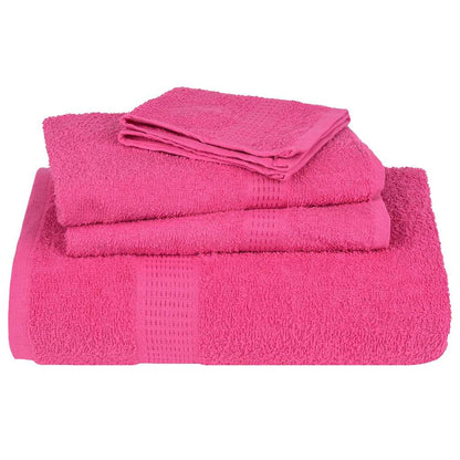 Hand Towels 4 pcs Pink 50x100 cm 360 gsm 100% Cotton