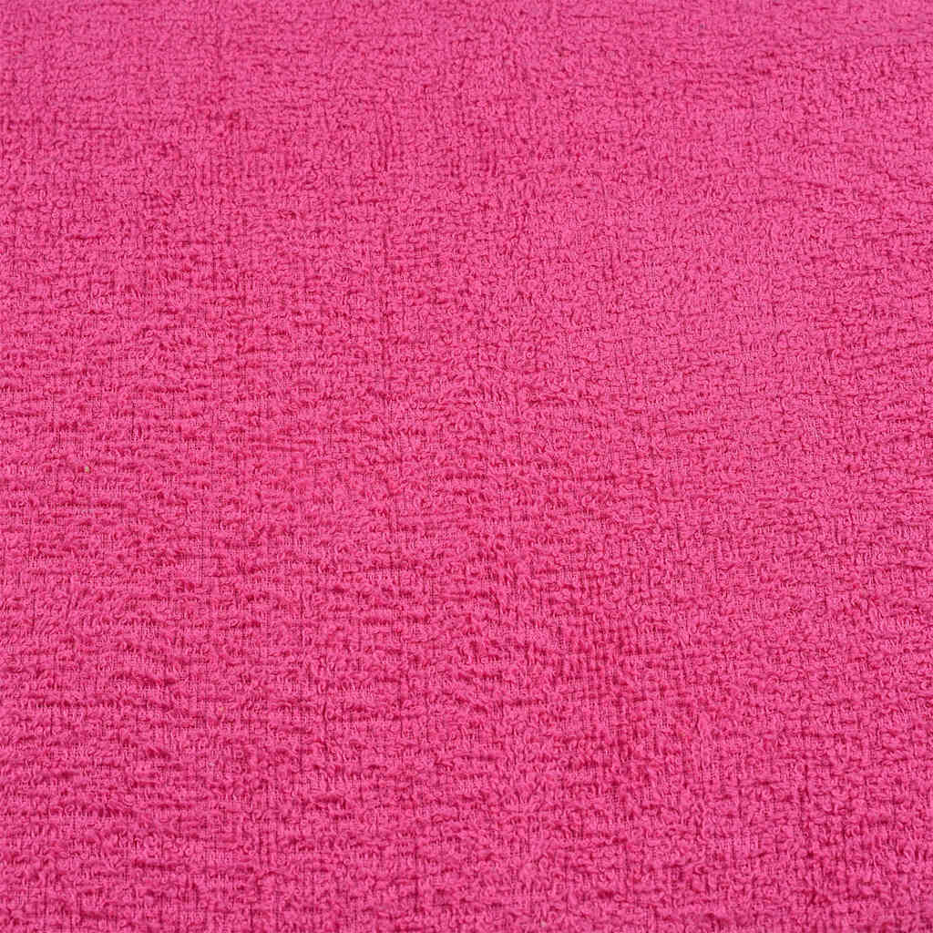 Bath Towels 10 pcs Pink 100x150 cm 360 gsm 100% Cotton