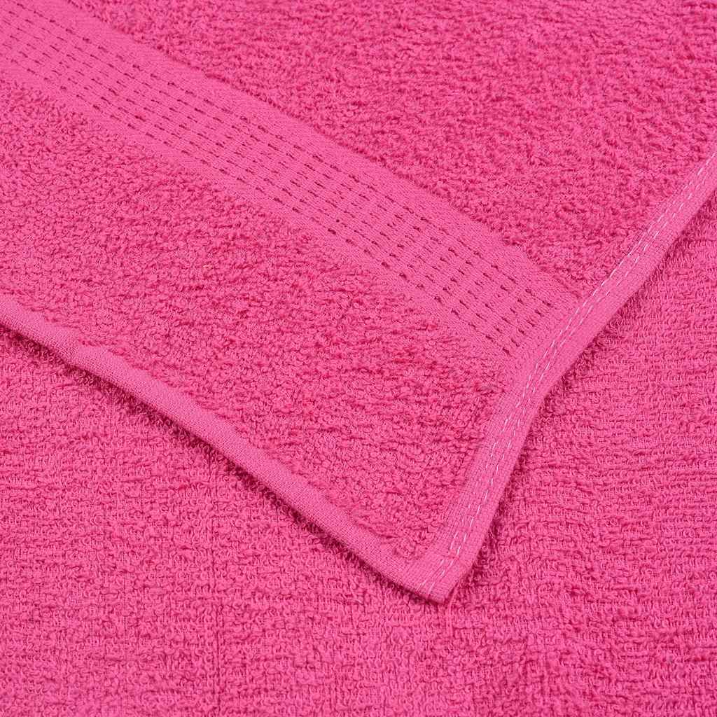 Towels 2 pcs Pink 100x200 cm 360 gsm 100% Cotton