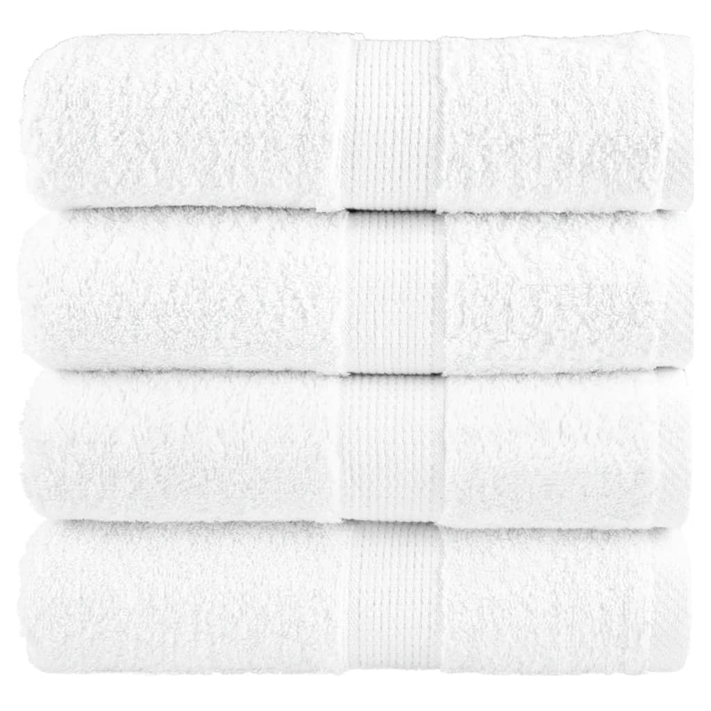 Premium Soap Towels SOLUND 4pcs White 30x30cm 600gsm