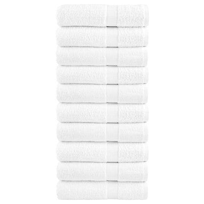 Premium Shower Towels SOLUND 10pcs White 70x140cm 600gsm