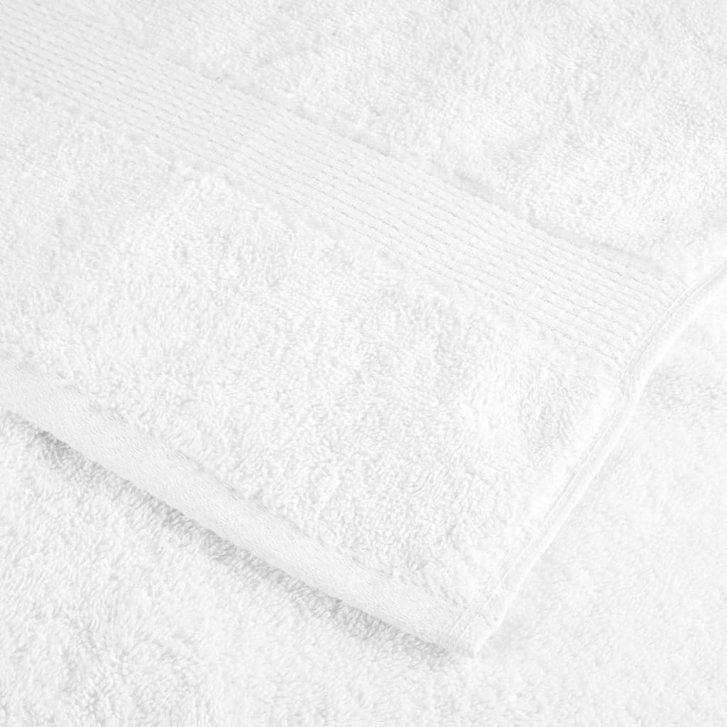 Premium Bath Towels SOLUND 25pcs White 100x150cm 600gsm