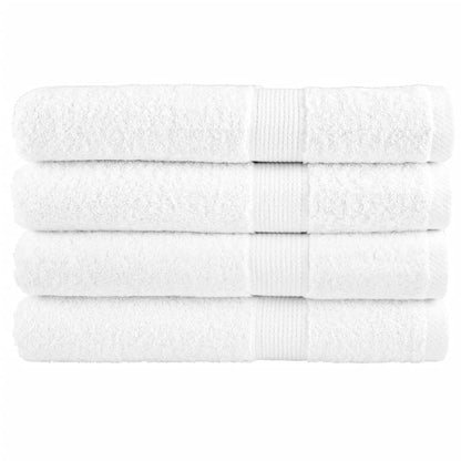 Premium Sauna Towels SOLUND 4pcs White 80x200cm 600gsm