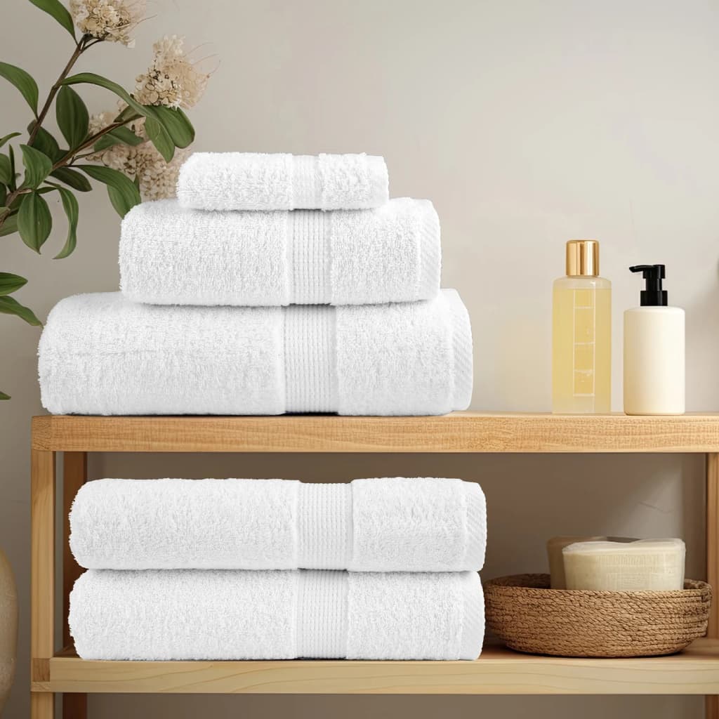 Premium Sauna Towels SOLUND 25pcs White 80x200cm 600gsm