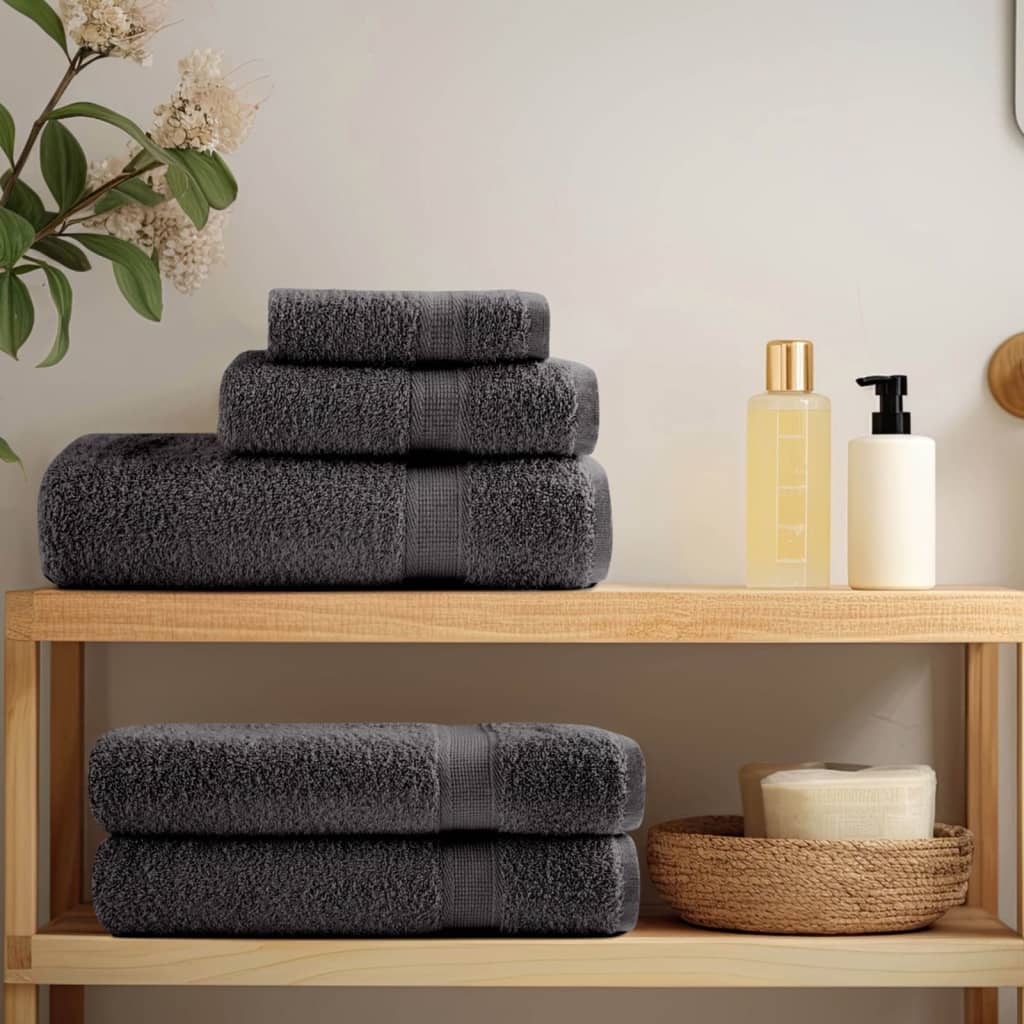 Premium Soap Towels SOLUND 4pcs Anthracite 30x30cm 600gsm