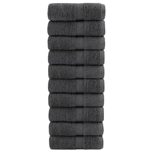 Premium Soap Towels SOLUND 10pcs Anthracite 30x30cm 600gsm