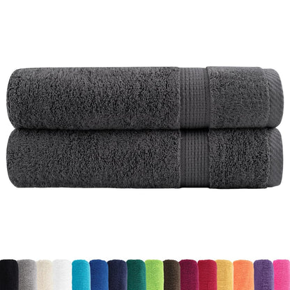 Premium Hand Towels SOLUND 2pcs Anthracite 50x100cm 600gsm