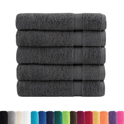 Premium Shower Towels SOLUND 25pcs Anthracite 70x140cm 600gsm