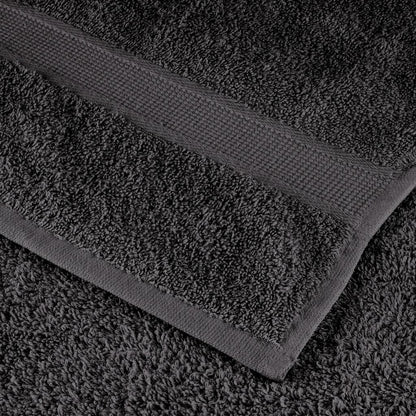 Premium Bath Towels SOLUND 4pcs Anthracite 100x150cm 600gsm