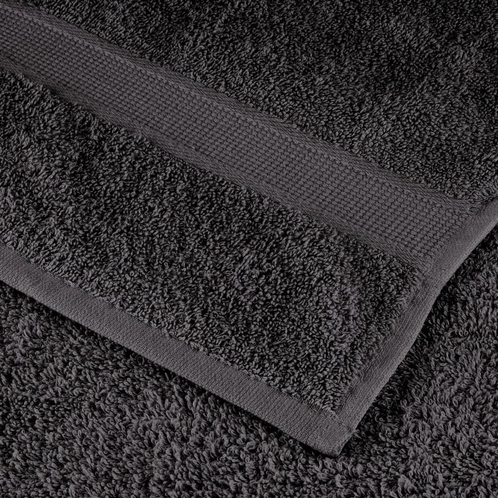 Premium Bath Towels SOLUND 25pcs Anthracite 100x150cm 600gsm