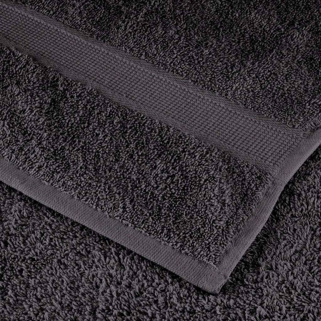 Premium Sauna Towels SOLUND 2pcs Anthracite 80x200cm 600gsm