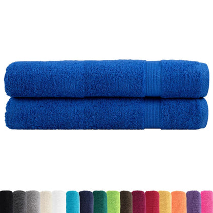 Premium Sauna Towels SOLUND 2pcs Blue 80x200cm 600gsm