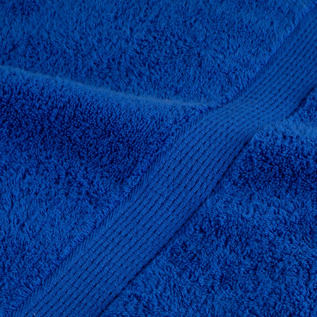 Premium Sauna Towels SOLUND 10pcs Blue 80x200cm 600gsm