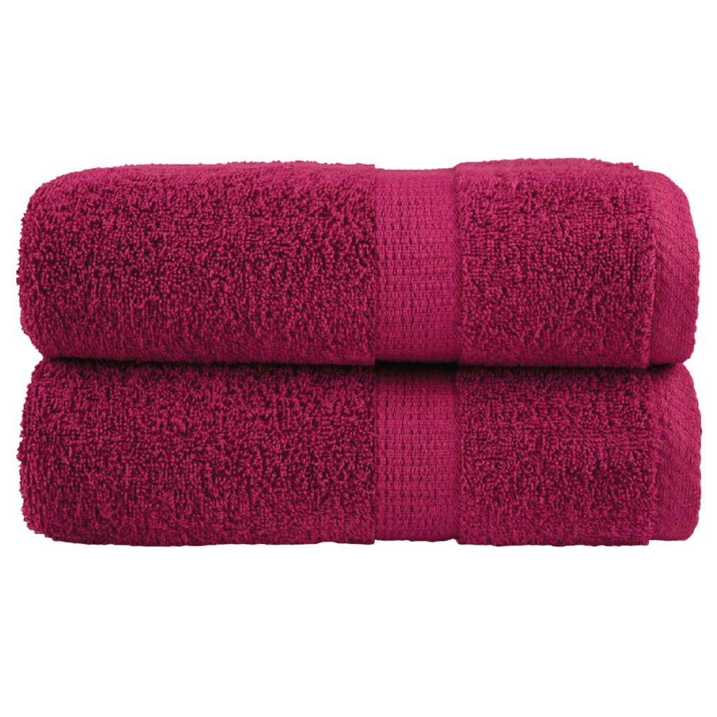 Premium Soap Towels SOLUND 2pcs Bordeaux 30x30cm 600gsm