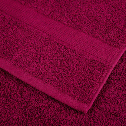 Premium Towels SOLUND 10pcs Bordeaux 100x200cm 600gsm