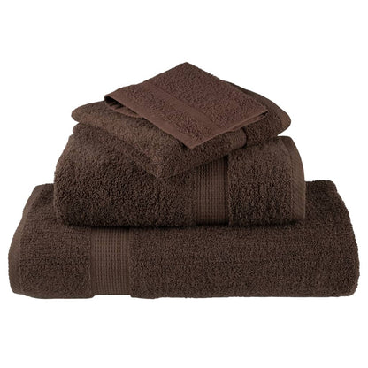 Premium Bath Towels SOLUND 2pcs Brown 100x150cm 600gsm