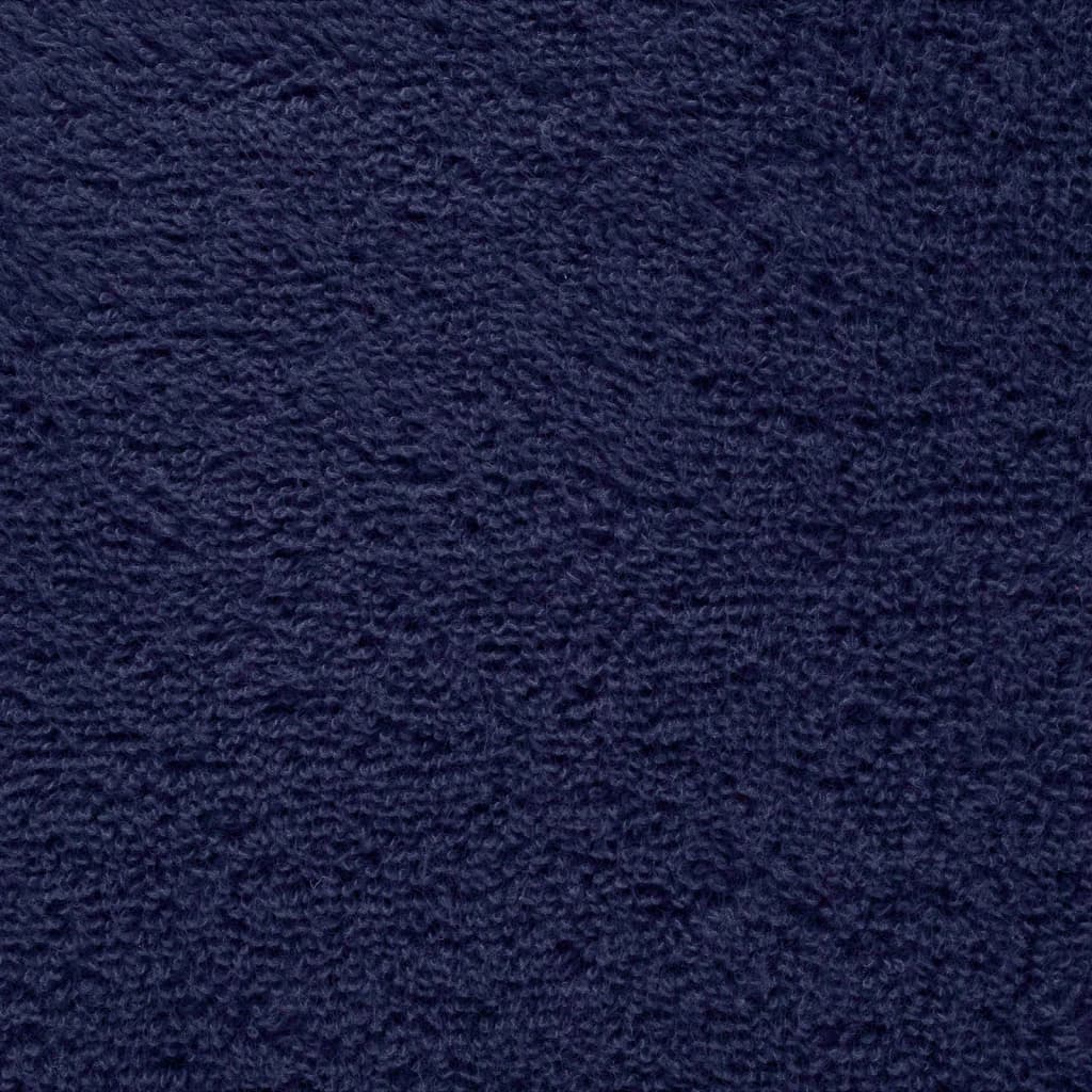 Premium Sauna Towels SOLUND 10pcs Navy Blue 80x200cm 600gsm