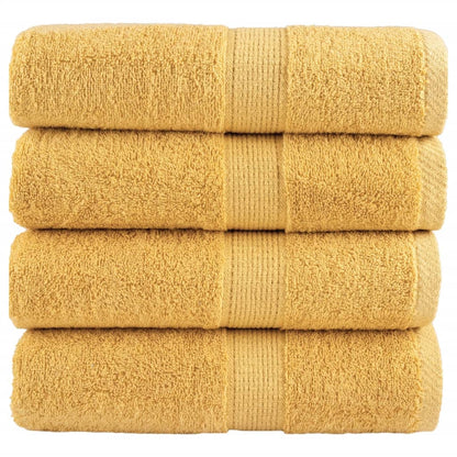 Premium Soap Towels SOLUND 4pcs Gold 30x30cm 600gsm