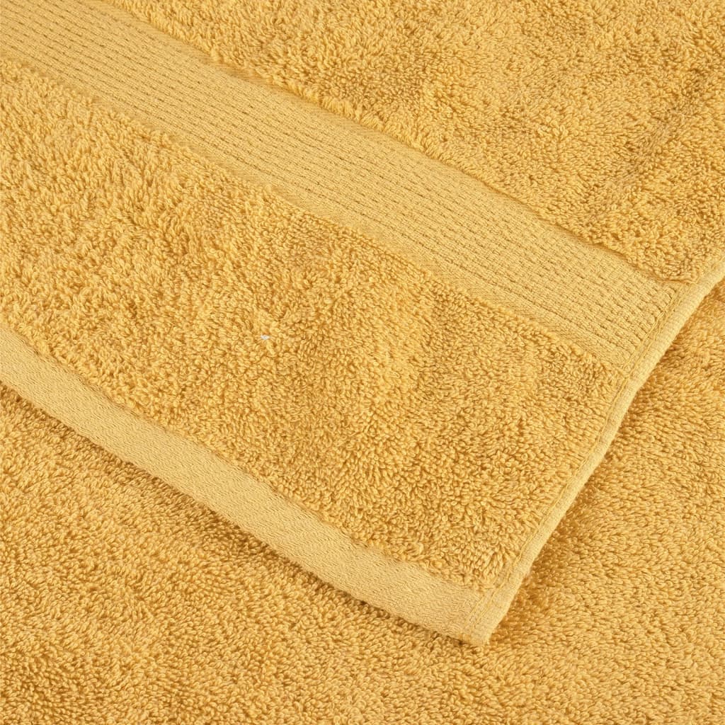 Premium Soap Towels SOLUND 4pcs Gold 30x30cm 600gsm