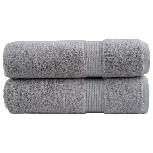 Premium Shower Towels SOLUND 2pcs Grey 70x140cm 600gsm